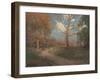 October Sunlight, 1911 (Oil on Canvas)-Julian Onderdonk-Framed Giclee Print