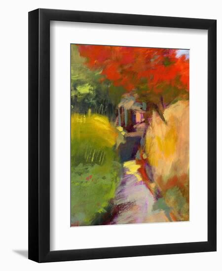 October Walk-Lou Wall-Framed Giclee Print