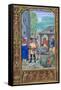 October, Wine-Making, Early 16th Century-null-Framed Stretched Canvas