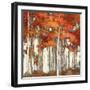 October Woods Light-Julia Purinton-Framed Art Print