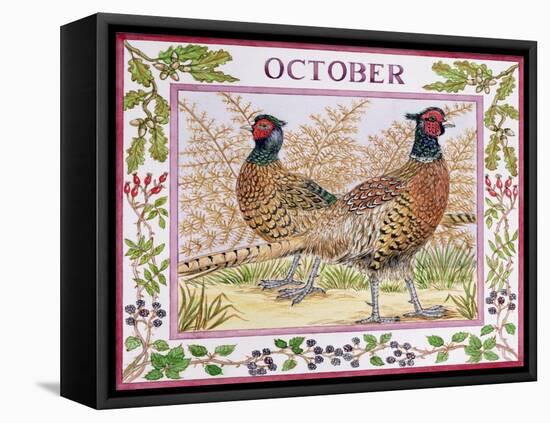 October-Catherine Bradbury-Framed Stretched Canvas