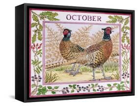 October-Catherine Bradbury-Framed Stretched Canvas