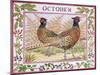 October-Catherine Bradbury-Mounted Premium Giclee Print