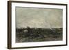 October-Charles Francois Daubigny-Framed Art Print