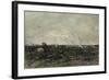 October-Charles Francois Daubigny-Framed Art Print