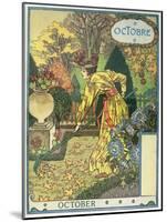 October-Eugene Grasset-Mounted Giclee Print
