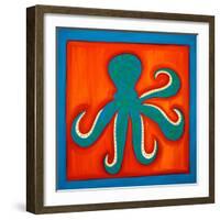 Octopus;1998,(oil on linen)-Cristina Rodriguez-Framed Giclee Print