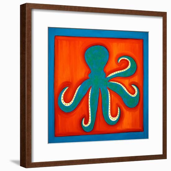 Octopus;1998,(oil on linen)-Cristina Rodriguez-Framed Giclee Print