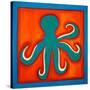 Octopus;1998,(oil on linen)-Cristina Rodriguez-Stretched Canvas