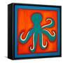 Octopus;1998,(oil on linen)-Cristina Rodriguez-Framed Stretched Canvas