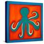 Octopus;1998,(oil on linen)-Cristina Rodriguez-Stretched Canvas