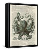 Octopus 1-Tina Carlson-Framed Stretched Canvas