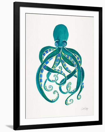 Octopus 2-Cat Coquillette-Framed Art Print