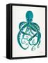 Octopus 2-Cat Coquillette-Framed Stretched Canvas