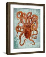 Octopus 2-Fab Funky-Framed Art Print