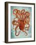 Octopus 2-Fab Funky-Framed Art Print