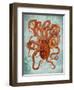 Octopus 2-Fab Funky-Framed Art Print