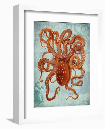 Octopus 2-Fab Funky-Framed Art Print