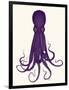 Octopus 8, Purple-Fab Funky-Framed Premium Giclee Print