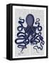 Octopus 9, Blue-Fab Funky-Framed Stretched Canvas