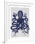 Octopus 9, Blue-Fab Funky-Framed Art Print