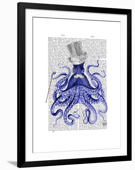 Octopus About Town-Fab Funky-Framed Art Print