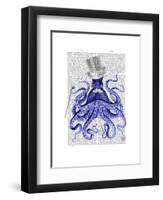 Octopus About Town-Fab Funky-Framed Art Print