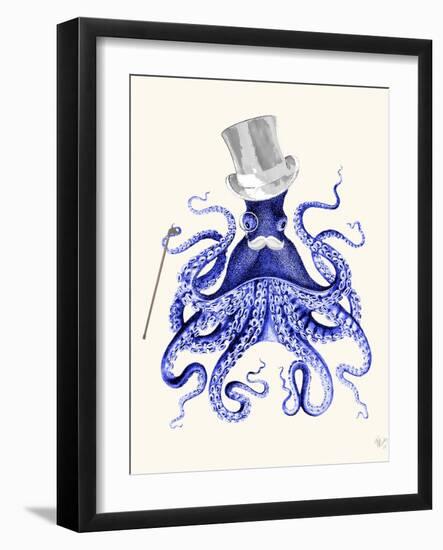 Octopus About Town-Fab Funky-Framed Art Print