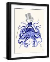 Octopus About Town-Fab Funky-Framed Art Print