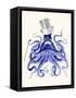 Octopus About Town-Fab Funky-Framed Stretched Canvas