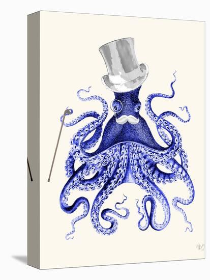 Octopus About Town-Fab Funky-Stretched Canvas