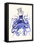 Octopus About Town-Fab Funky-Framed Stretched Canvas