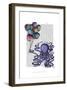 Octopus and Puffer Fish Balloons-Fab Funky-Framed Art Print