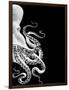 Octopus Black and White b-Fab Funky-Framed Art Print