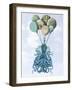 Octopus Cage and Balloons-Fab Funky-Framed Art Print