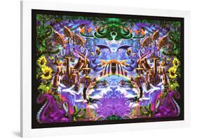 Octopus Garden-Richard Biffle-Framed Blacklight Poster