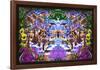 Octopus Garden-Richard Biffle-Framed Blacklight Poster