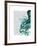 Octopus Green Half-Fab Funky-Framed Art Print