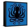 Octopus Icon-Complot-Framed Stretched Canvas