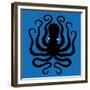 Octopus Icon-Complot-Framed Premium Giclee Print