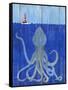 Octopus Ledgend-Mary Escobedo-Framed Stretched Canvas