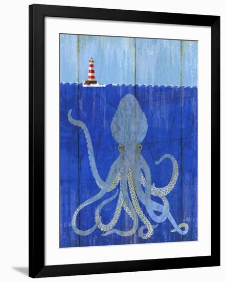 Octopus Ledgend-Mary Escobedo-Framed Art Print