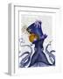 Octopus Nautical Hat-Fab Funky-Framed Art Print