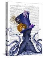 Octopus Nautical Hat-Fab Funky-Stretched Canvas