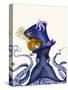 Octopus Nautical Hat-Fab Funky-Stretched Canvas