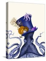 Octopus Nautical Hat-Fab Funky-Stretched Canvas