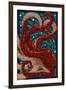 Octopus - Paper Mosaic-Lantern Press-Framed Art Print