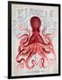 Octopus Prohibition Octopus On White-Fab Funky-Framed Premium Giclee Print