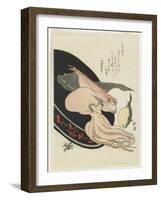 Octopus, Red Tilefish, Pike, Globefish and Crab-Toyota Hokkei-Framed Giclee Print