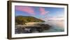 Octopus Resort and Waya Island at Sunset, Yasawa Islands, Fiji-Ian Trower-Framed Photographic Print